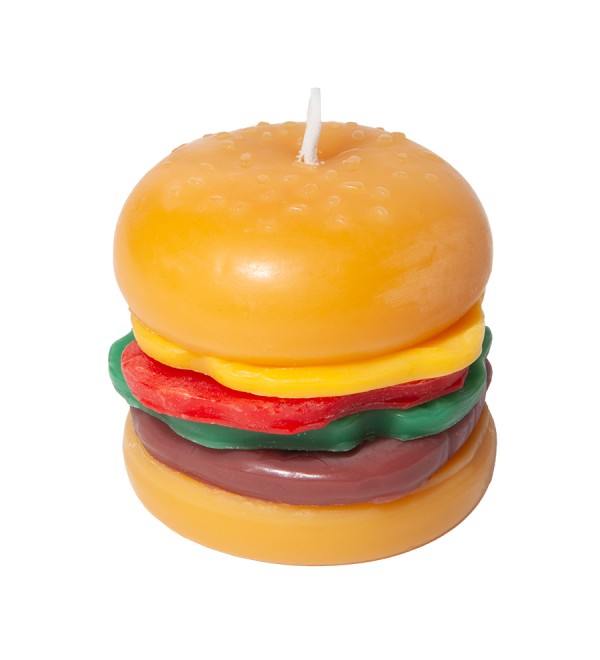 Свеча fast food, burger, 6 см