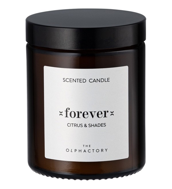 Свеча ароматическая the olphactory, forever, citrus&shades, 30 ч