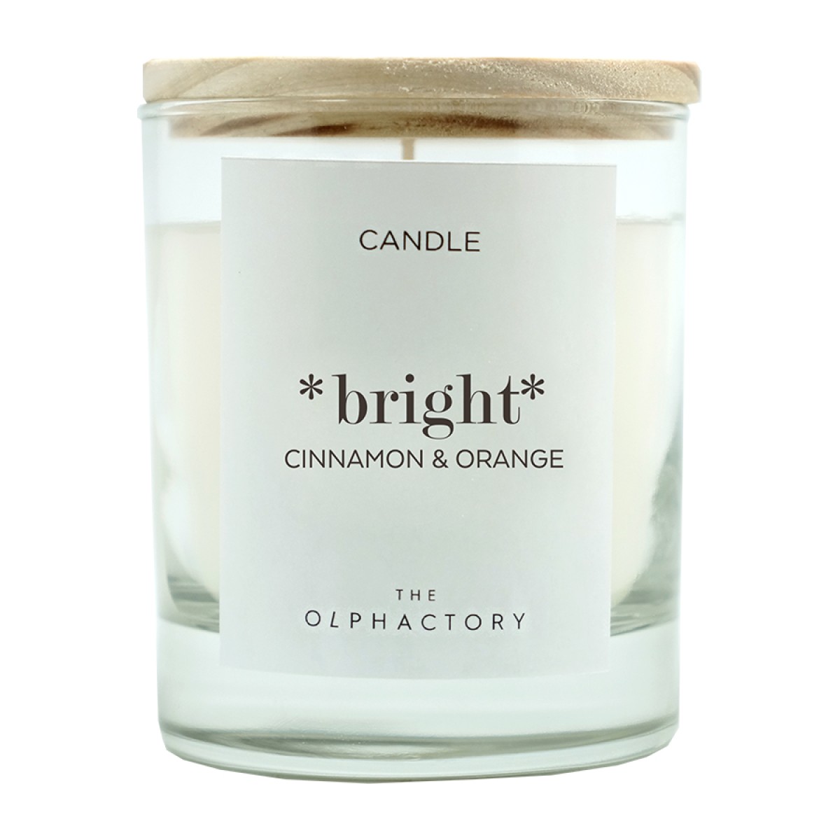 Свеча ароматическая the olphactory, bright, orange&cinnamon, 40 ч