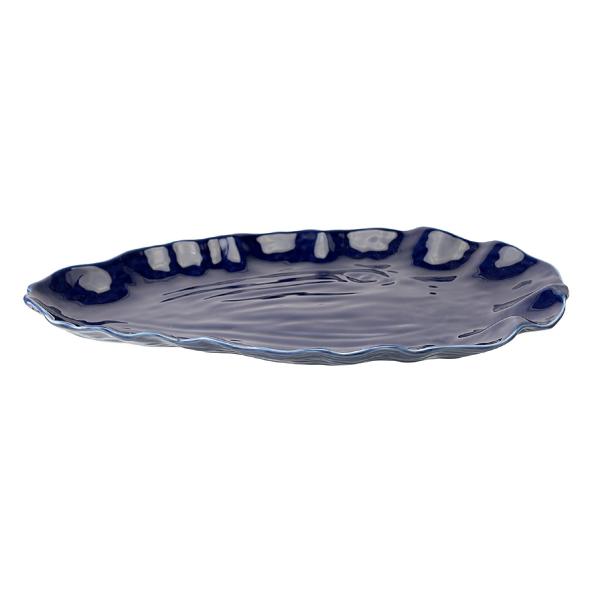 Блюдо сервировочное clams синего цвета из коллекции sea treasures