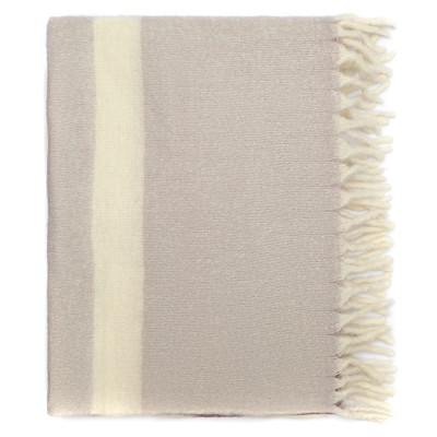 Плед мохеровый over horizon цвета марсала из коллекции trendy ruffles, 130х180 см
