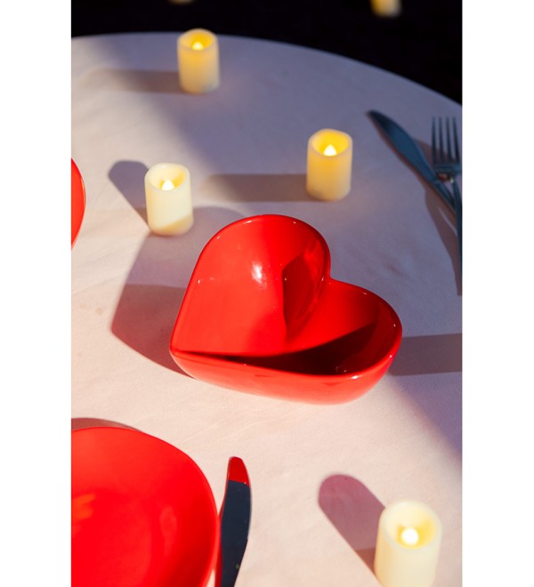 Салатник love, 18х15 см