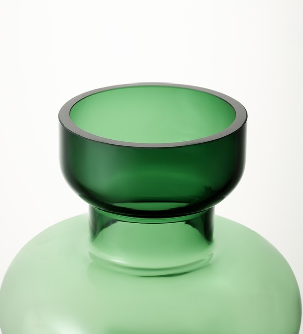 Ваза florum, 30 см, изумрудная