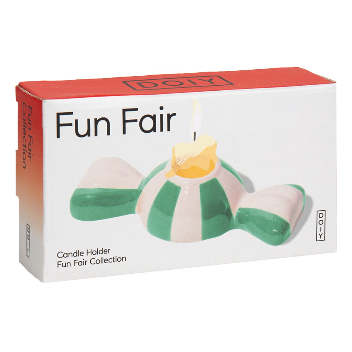 Подсвечник funfair, 5,5х12х3 см, зеленый