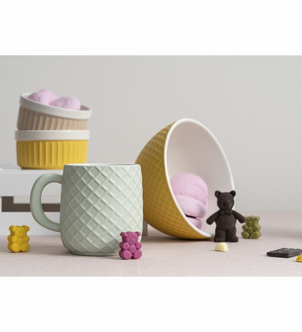 Миска marshmallow, 850 мл, лимонная