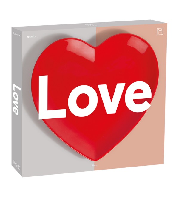 Тарелка сервировочная love, 28х26,5 см