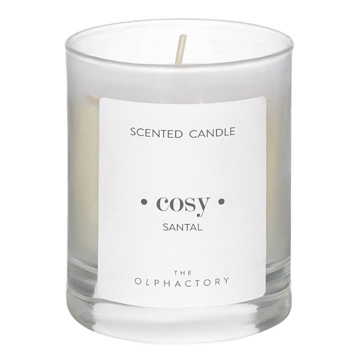 Свеча ароматическая the olphactory, cosy, santal (новая), 40 ч