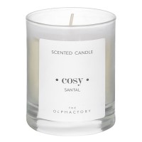 Свеча ароматическая the olphactory, cosy, santal (новая), 40 ч