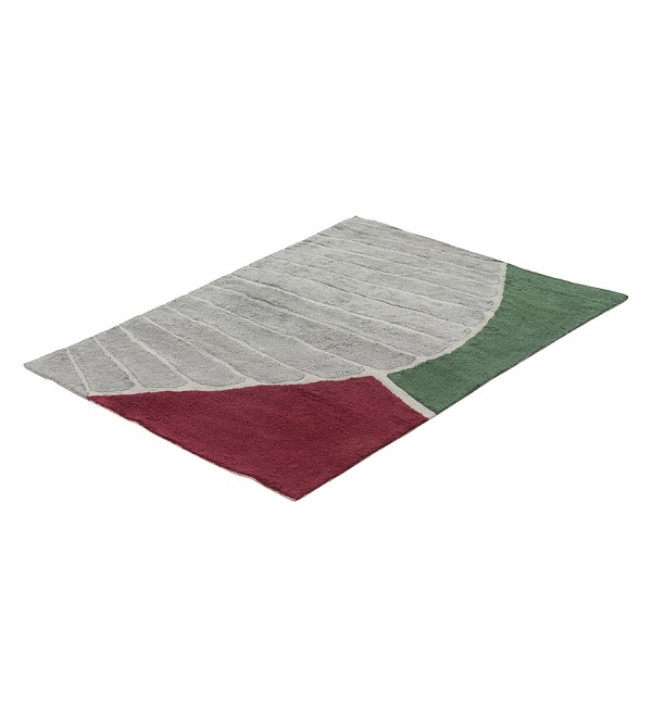 Ковер из хлопка с рисунком tea plantation из коллекции terra, 160х230 см