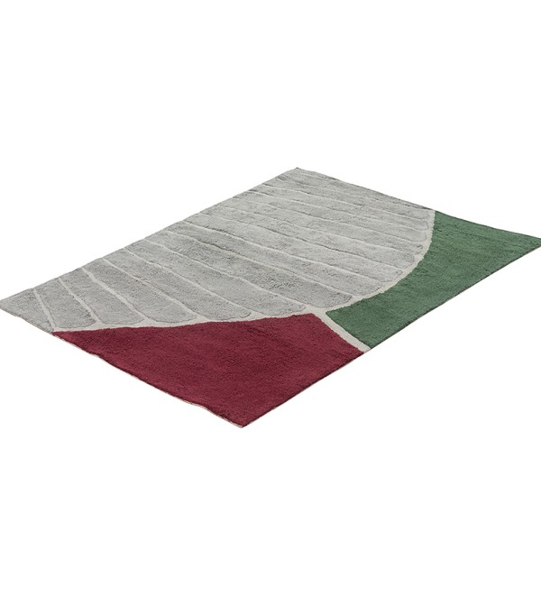 Ковер из хлопка с рисунком tea plantation из коллекции terra, 160х230 см