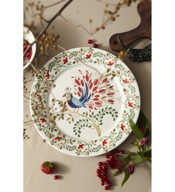 Тарелка fantail bird из коллекции birds of paradise, D28 см