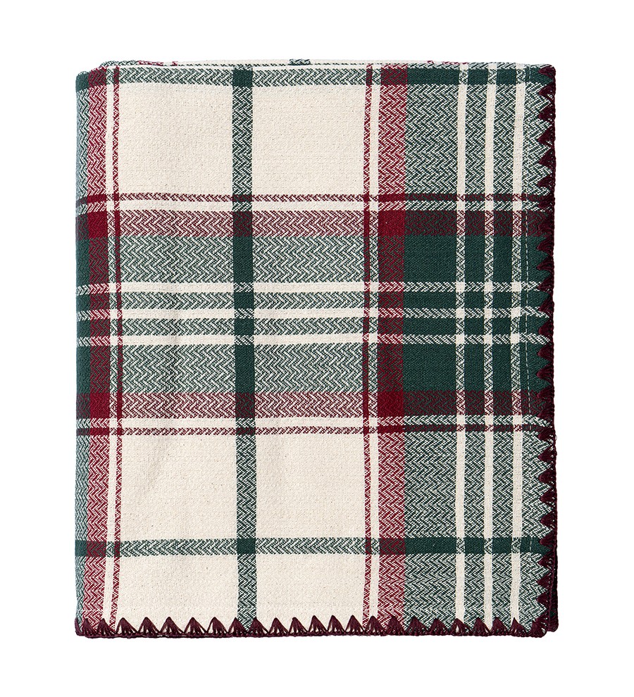 Скатерть Шотландская клетка из коллекции new year essential, 180x180см