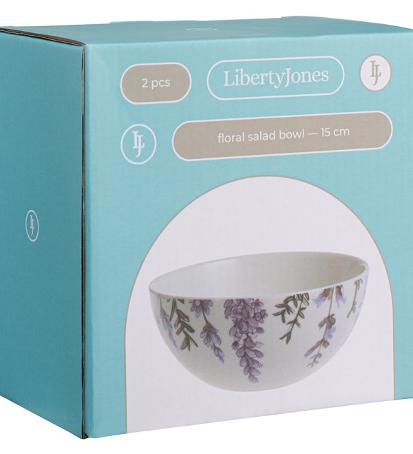 Набор салатников floral, D15 см, 2 шт.