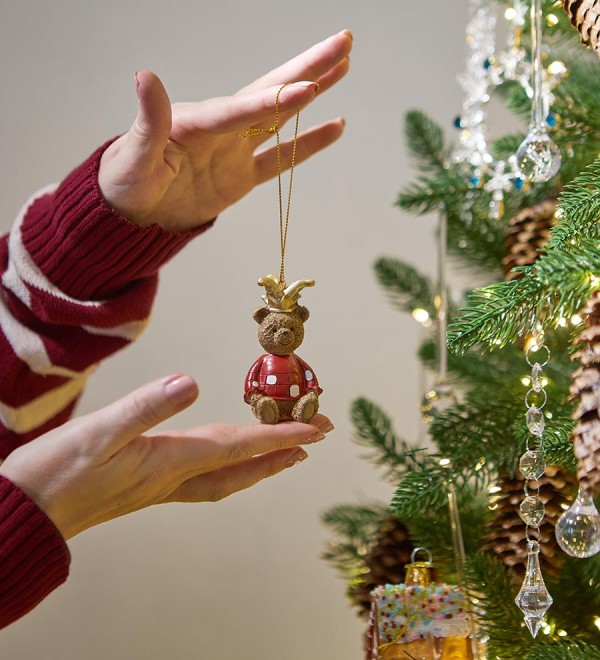 Набор ёлочных украшений classic christmas charm из коллекции new year essential, 4 шт.