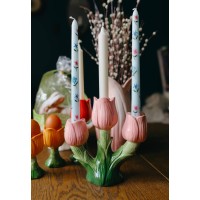 Подсвечник floret для трех свечей из коллекции blossom, 20 см