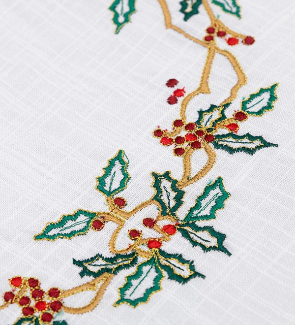 Дорожка на стол festive wreath из коллекции new year essential, 45х150 см