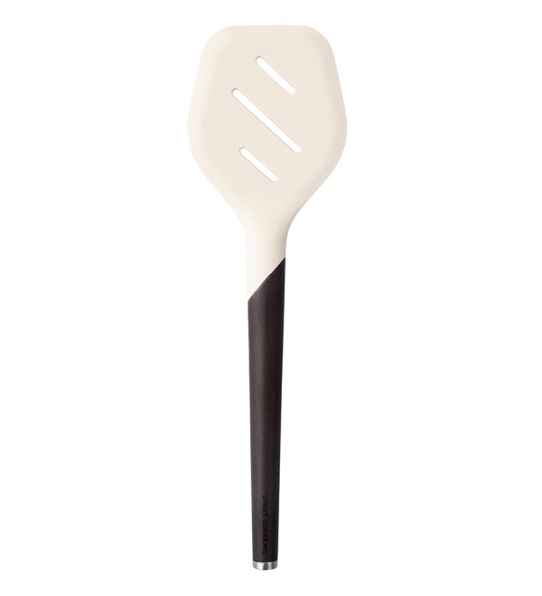 Лопатка с прорезями smartchef, 32 см, бежевая/бордовая