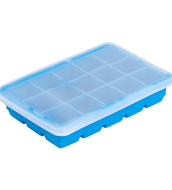 Форма для льда с крышкой ice cubes, 15 ячеек