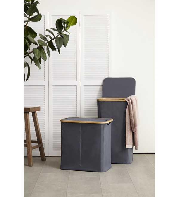 Корзина для белья neat tall, 41х35х74 см, серая