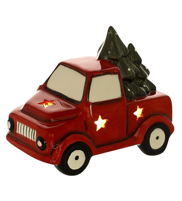 Декор новогодний с подсветкой magic truck из коллекции new year essential, 10,5 см