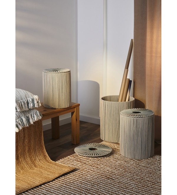 Корзина плетеная dholak mint из коллекции ethnic, размер s