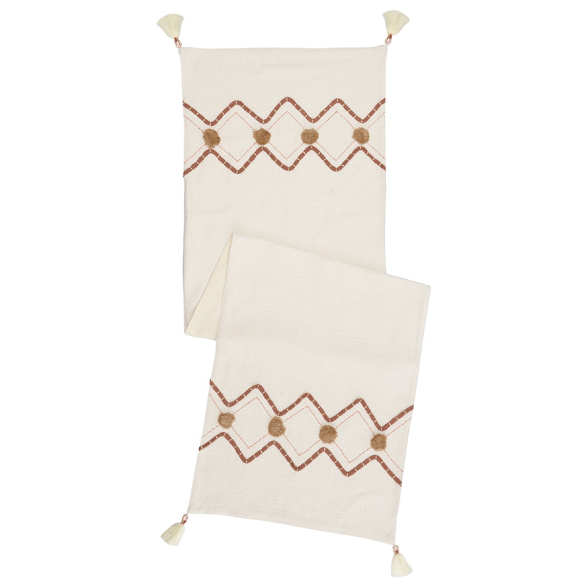Дорожка на стол с вышивкой geometry из коллекции ethnic, 45х150 см