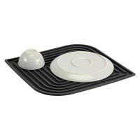 Коврик для сушки посуды dry flex, 34,5х31,5 см, графит