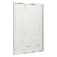 Панно декоративное с эффектом 3d minimalism, с белой рамой, 50х70 см