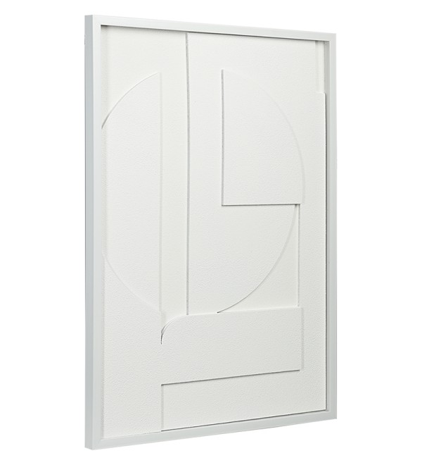 Панно декоративное с эффектом 3d minimalism, с белой рамой, 50х70 см