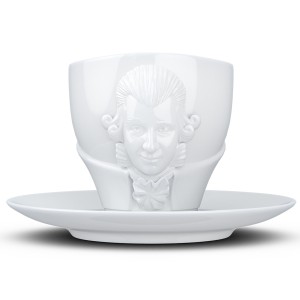 Чайная пара talent, wolfgang amadeus mozart, 260 мл, белая