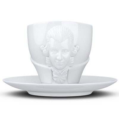 Чайная пара talent, wolfgang amadeus mozart, 260 мл, белая