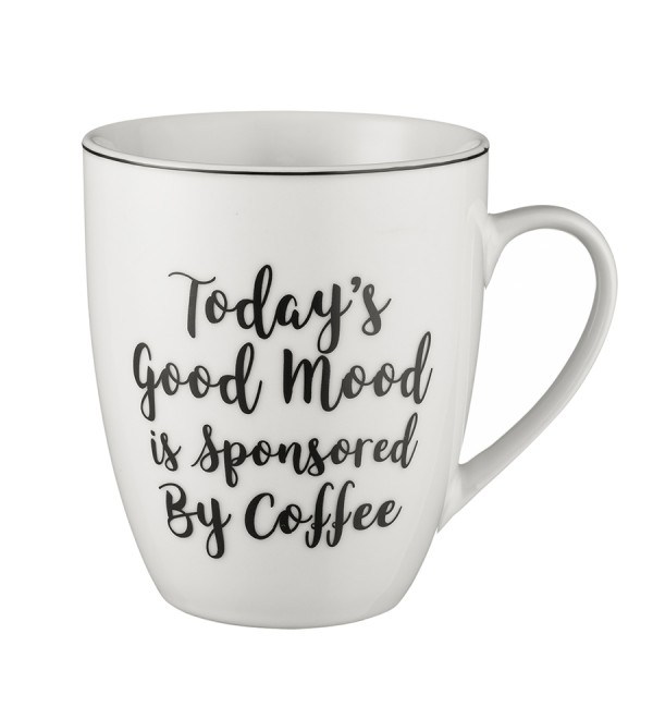 Кружка carnaby script 350 мл good mood