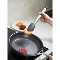 Щипцы кухонные smartchef, 33,5 см, серо-бордовые