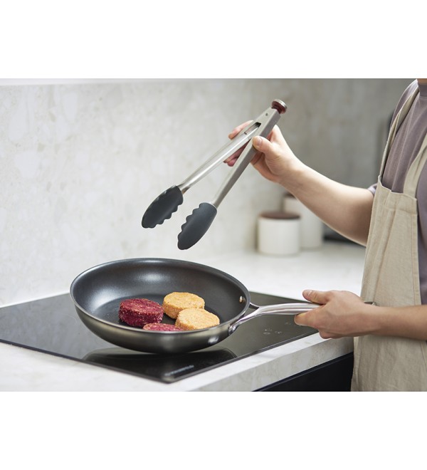 Щипцы кухонные smartchef, 33,5 см, серо-бордовые