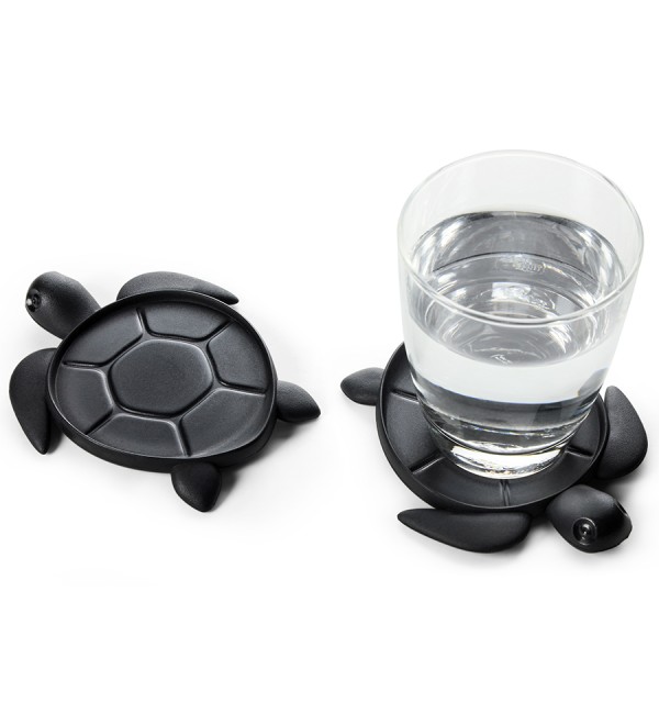 Подставка под стаканы save turtle, черная