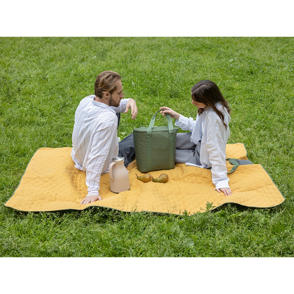 Термосумка для пикника smart picnic, m, темно-зеленая