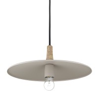 Светильник подвесной mango pyor, D29х26 см, бежевый