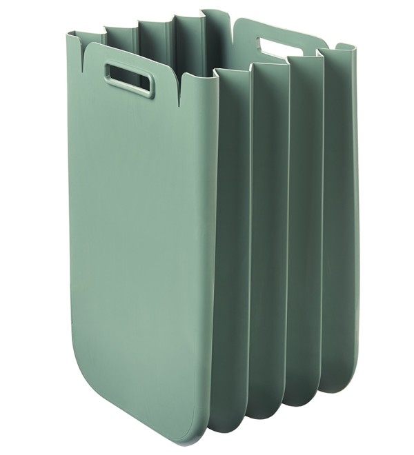 Корзина для белья складная eco packly, зеленая