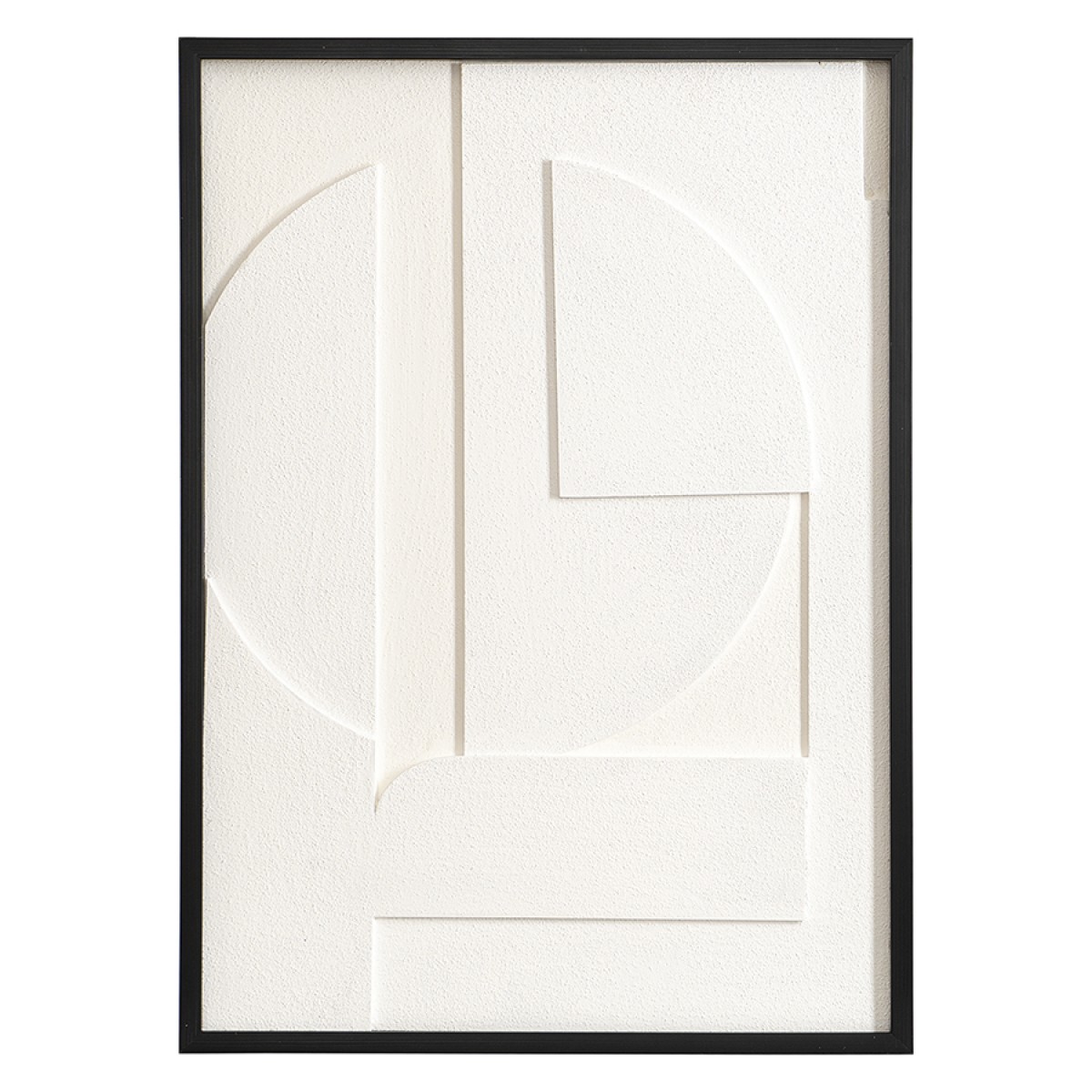 Панно декоративное с эффектом 3d minimalism, с черной рамой, 50х70 см