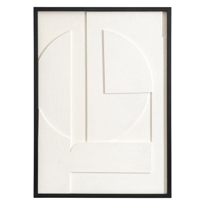 Панно декоративное с эффектом 3d minimalism, с черной рамой, 50х70 см