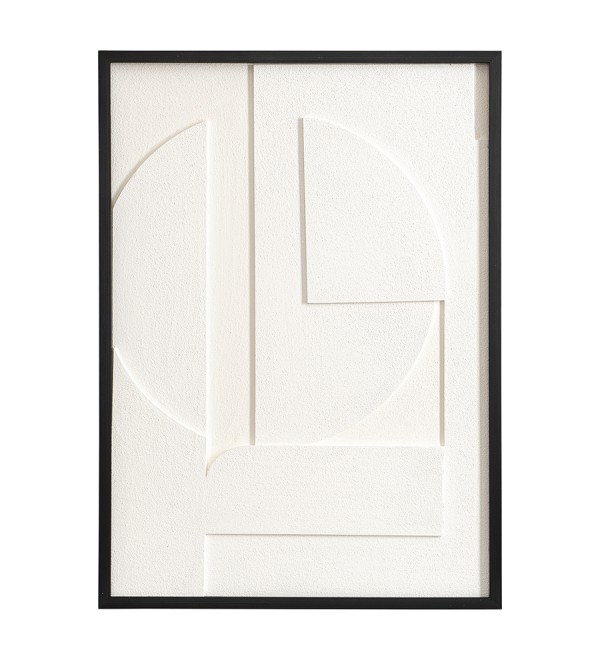 Панно декоративное с эффектом 3d minimalism, с черной рамой, 50х70 см