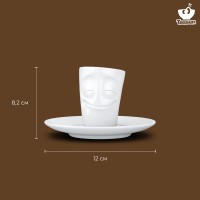 Кофейная пара cheery, 80 мл, белая