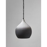 Светильник подвесной sustainable collection, D33х38 см, черный/белый