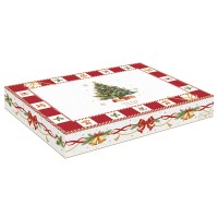 Блюдо овальное глубокое christmas tale, 25х17 см