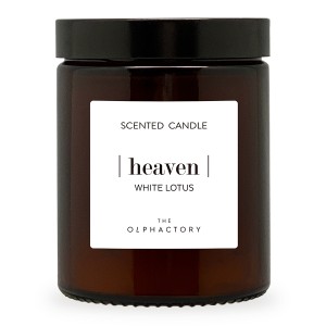 Свеча ароматическая the olphactory, heaven, white lotus, 30 ч