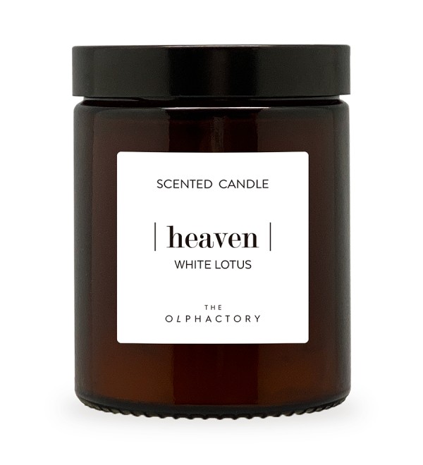 Свеча ароматическая the olphactory, heaven, white lotus, 30 ч
