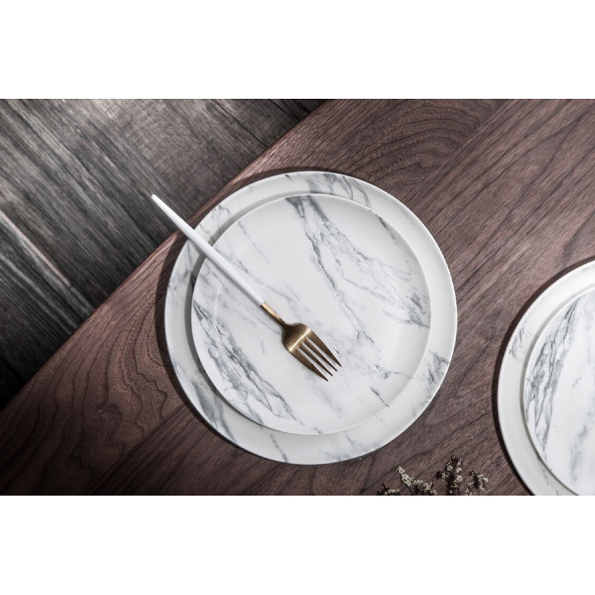 Набор тарелок marble, D26 см, 2 шт.