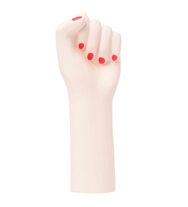 Ваза для цветов girl power, white, 26 см