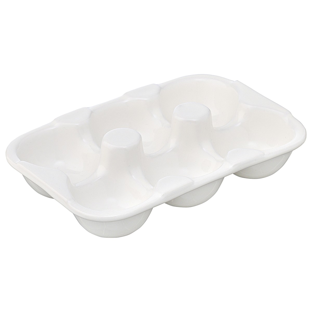 Подставка для яиц simplicity, 18,6х12,4 см, белая