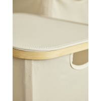 Корзина для белья neat tall, 41х35х74 см, молочная